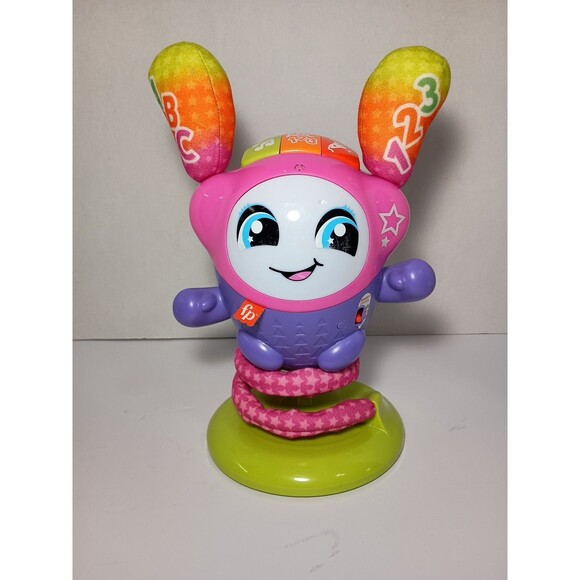 Fisher-Price DJ Bouncin Beats Interactive Musical Learning Toy with Lights - Picture 1 of 16